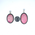 Rose Quartz High Grade Brass Pendant