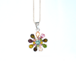 Colours Of Tourmalines Necklace ( Highly rare )