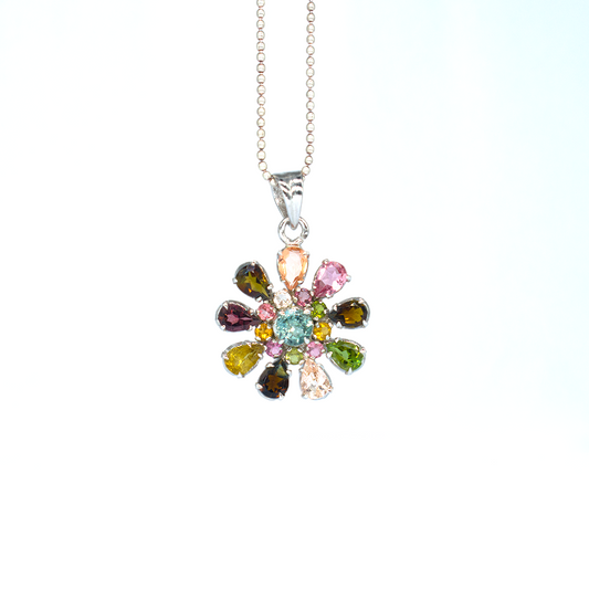 Colours Of Tourmalines Necklace ( Highly rare ) 1080