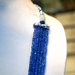 Tanzanite Necklace Rondelle beads ( AAA Grade )