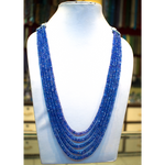 Tanzanite Necklace Rondelle beads ( AAA Grade )