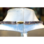 Iolite Beads Necklace 18 Inches