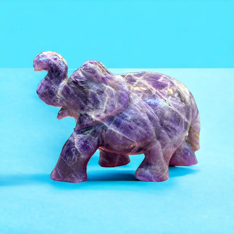 Elephant in Amethyst 316 grams