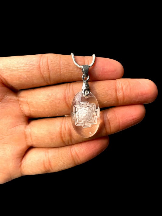 Sphatik Shree yantra Pendant 1800