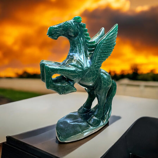 Flying Horse - Green Aventurine for Success 2400
