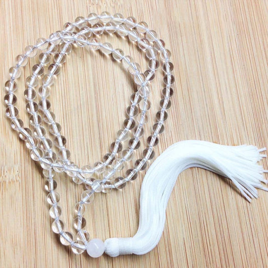 Clear Quartz Jaap Mala (Master Healer / The Stone of Power and Health) 1080
