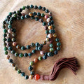 Bloodstone Jaap mala  (Warrior Stone)