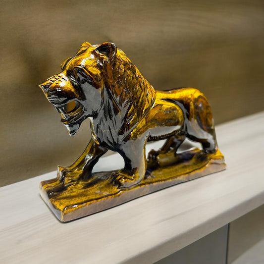 Lion ~ Tiger’s eye Gemstone 1706