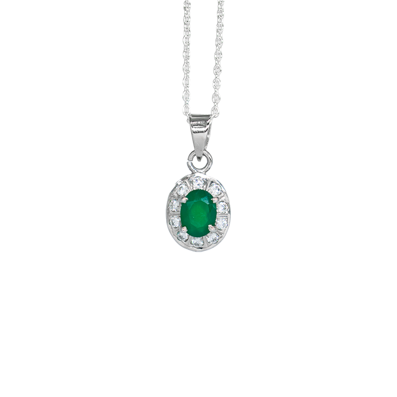 Green Onyx Necklace — Good Luck Talisman