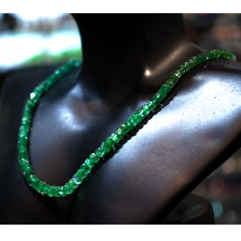 Zambian Emerald Necklace 17 inch