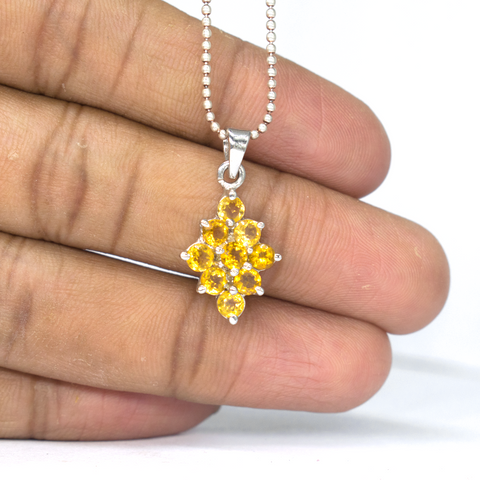 Prosperity Citrine Necklace.