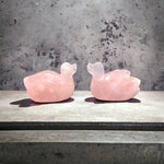 Rose Quartz Mandarian Ducks AAA Grade