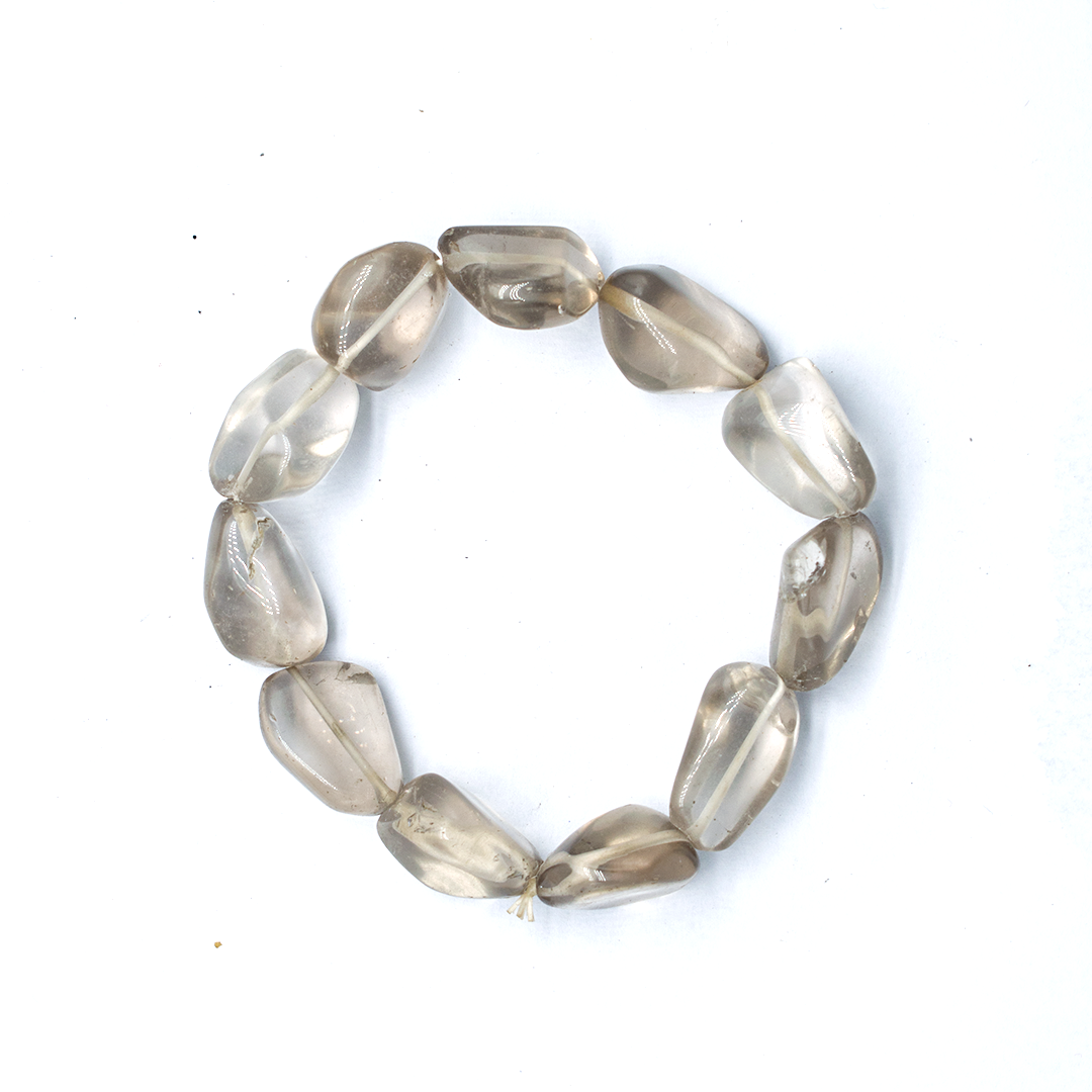 Smoky Quartz Tumble Bracelet