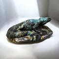 Crocodile ~ Flashy Labradorite healing stone