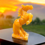 Rising Horse ~ Yellow Calcite