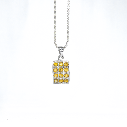 Citrine Gemstone Abundance & Prosperity Talisman 1080