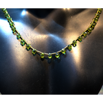 Peridot Mini Drops Necklace