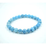 Aquamarine crystal bracelet worn on the wrist – Gift Palace India