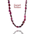 Pears - Garnet Necklace