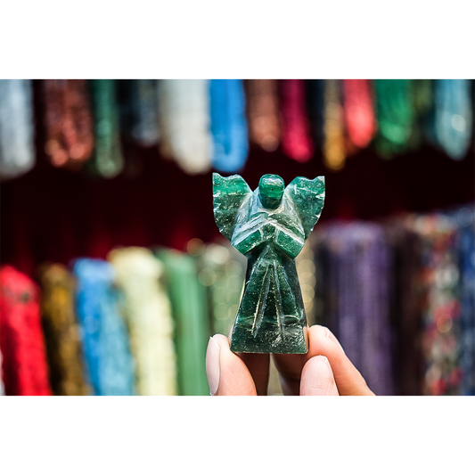 Green aventurine Angel 1080