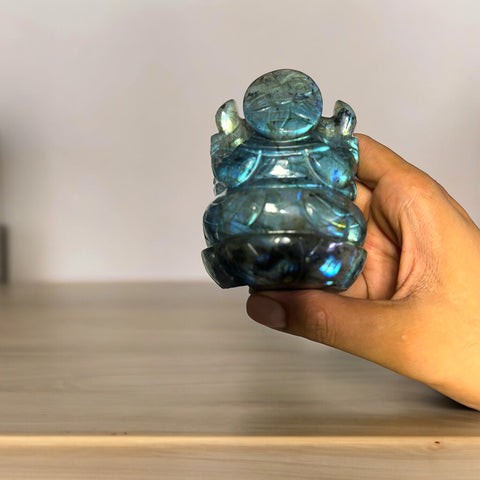 Labradorite Ganesh ~ ( Full Flash )