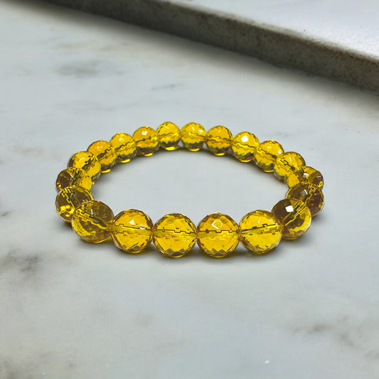 Citrine Bracelet faceted ( heated ) 1950