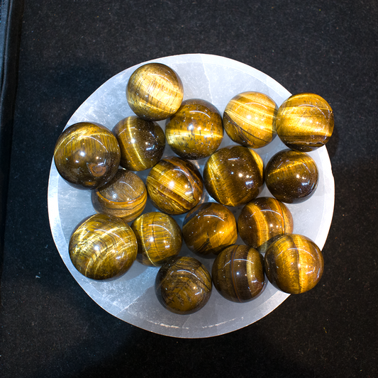 Tiger Eye Spheres Medium Size 1080