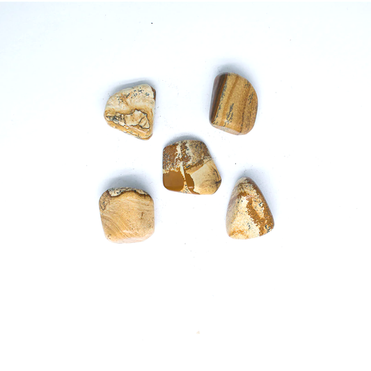 Desert Jasper tumbles - 1 Piece each 1080