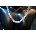 Rainbow Moonstone Beads Necklace AAA 16 Inch