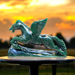 Flying Horse ~ Success & Fortune Green Aventurine