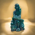Sai Baba Murti in Natural Green Aventurine Stone