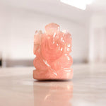 Rose Quartz Ganesha for Loving Energies