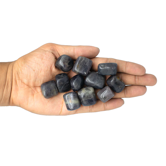 Iolite tumbles 1 Piece per order 1080