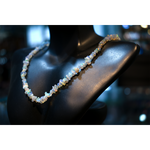 Fire Opal Cut Necklace 17 Inch