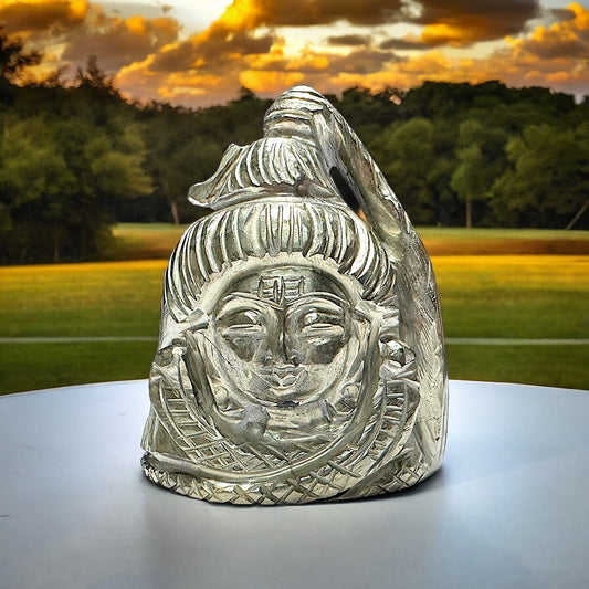 Shiva Head - Carved in pyrite 1441
