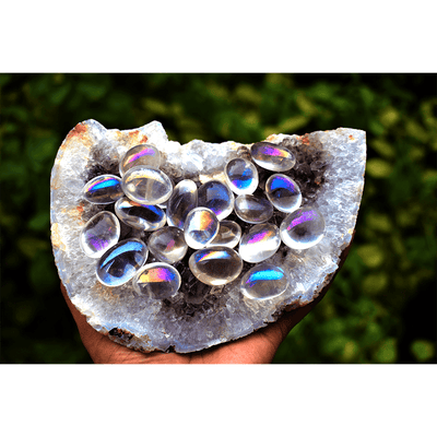 Aura Quartz Tumbles
