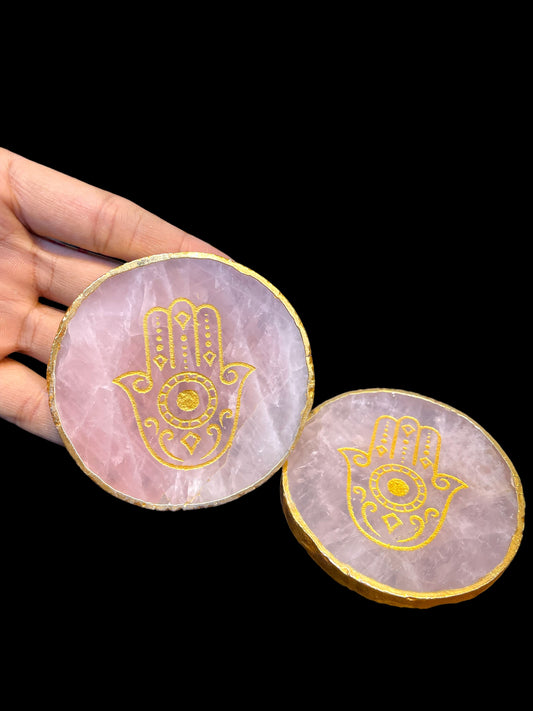 Rose Quartz Coaster 1800
