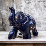 Blue Sandstone Elephant 96 Grams