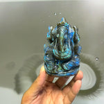 Ganesha  -Labradorite Full Flash