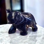 Blue Sandstone Elephant 96 Grams