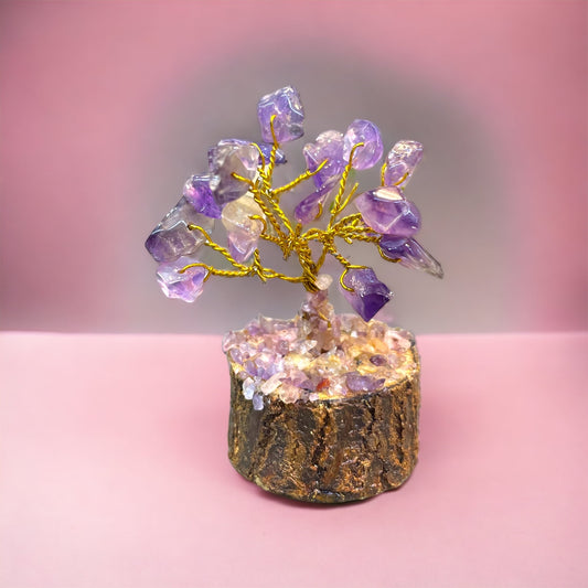 Peace of Spirit - Amethyst Feng Shui Mini Tree 1455