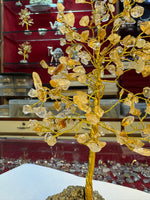 The  Wealth Tree - Made of Natural Pyrite and Citrine Crystals