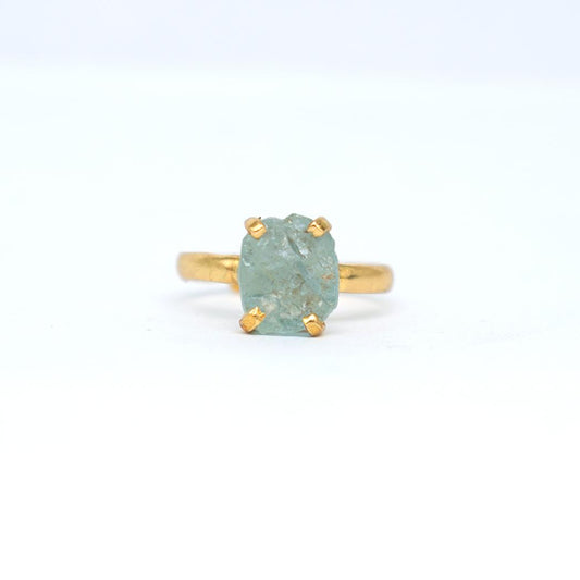 Aquamarine Ring - Raw 1048