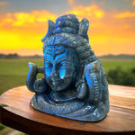 Mahadev’s Idol ~ Lord Shiva in Labradorite