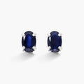Blue Sapphire Earrings ( Thailand )