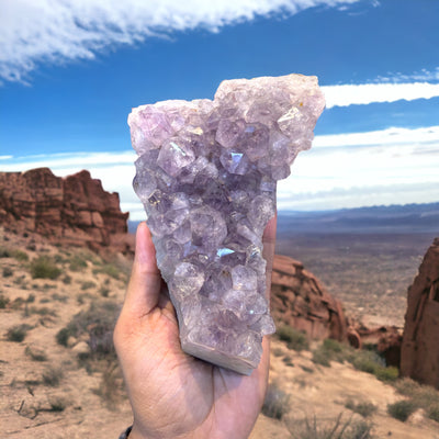 Brazillian Amethyst cluster 1137 Grams