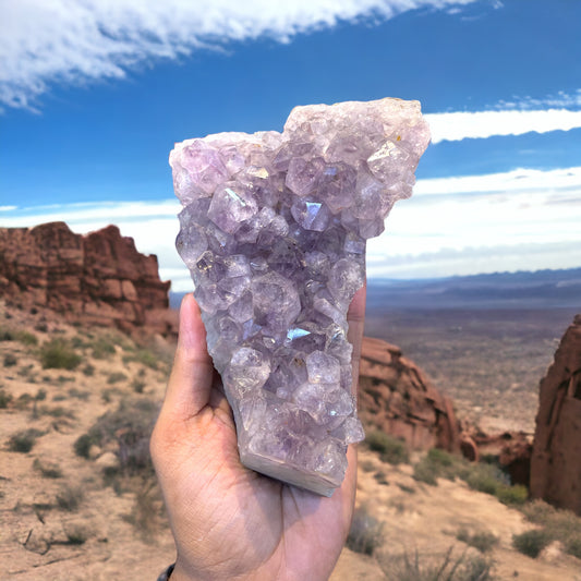 Brazillian Amethyst cluster 1137 Grams 2048