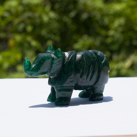 Rhinoceros - Green Aventurine
