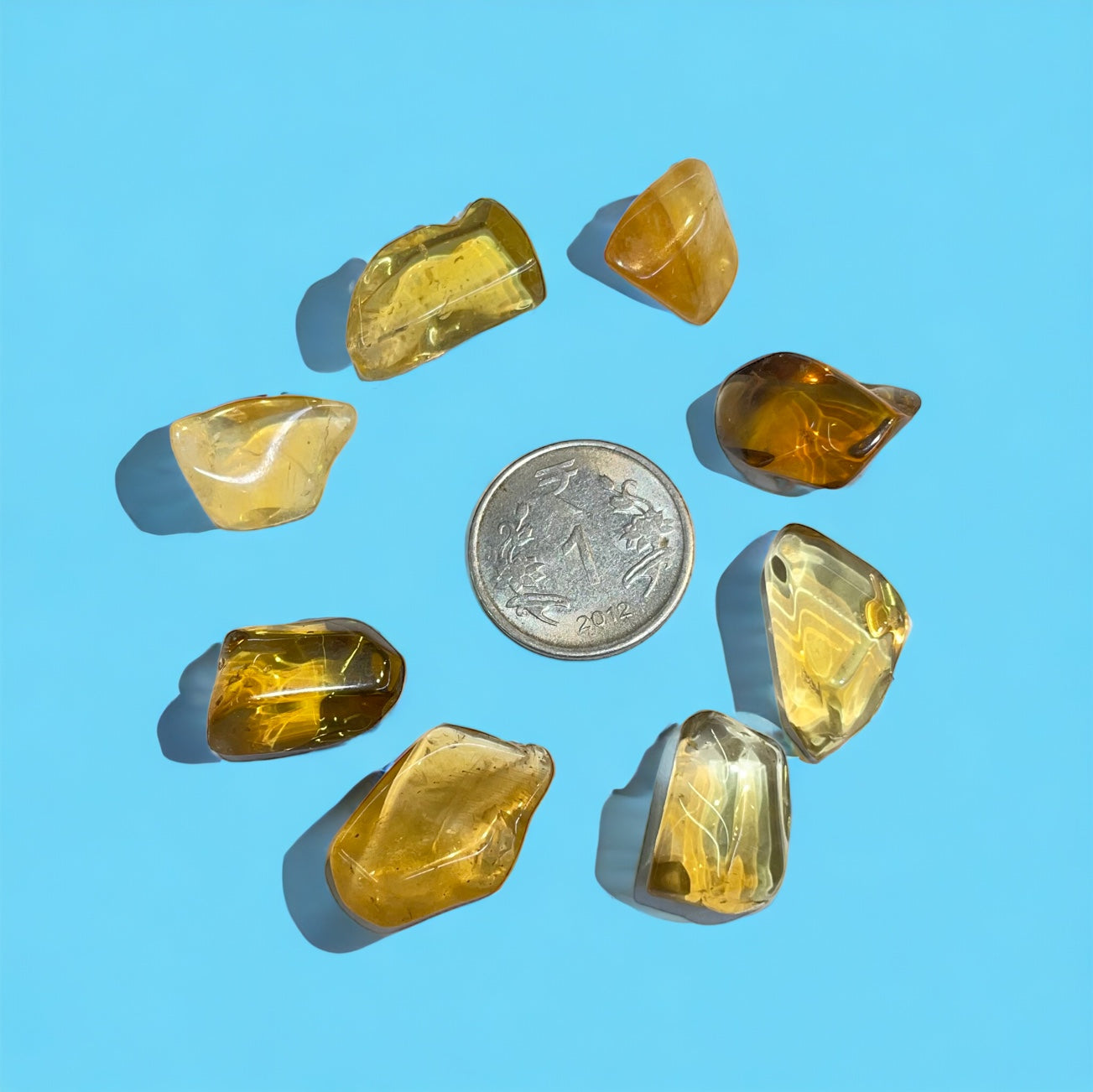 African Citrine ( Non Heated ) Free forms
