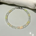 Fire Opal & Moonstone Bracelet